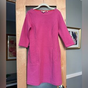 NWOT Boden pink dress size 4P with pockets